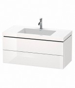 Тумба с раковиной Duravit L-Cube 100х48 см ДСП белый глянцевый LC6928O2222