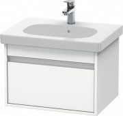 Тумба з раковиною Duravit Ketho 60х45,5 см ДСП білий глянцевий KT006202222