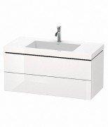 Тумба з раковиною Duravit L-Cube 100х48 см ДСП білий глянцевий LC6928O2222