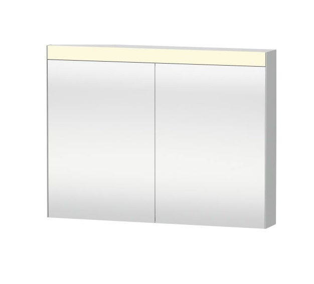 Зеркальный шкаф Duravit Light and mirror подвесной 101х14,8 см белый LM7842000000