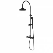 Душевая стойка для душа GRB Clasica раздвижная с термостатом черный 128120