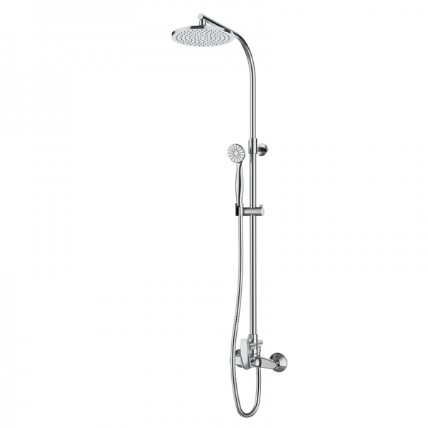 Душова стійка для душа GRB Ten Pro розсувна зі змішувачем хром 10465500TL