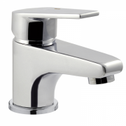 Смеситель для раковины GRB Eco Project с автоматическим донным клапаном однорычажный хром 10512110