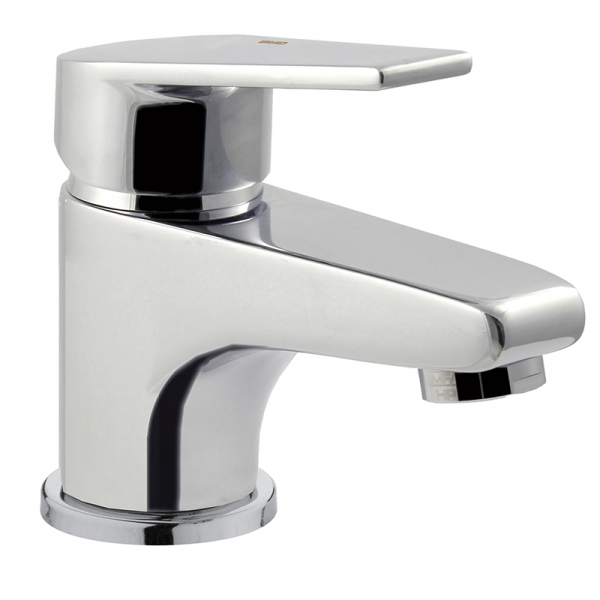 Смеситель для раковины GRB Eco Project с автоматическим донным клапаном однорычажный хром 10526110