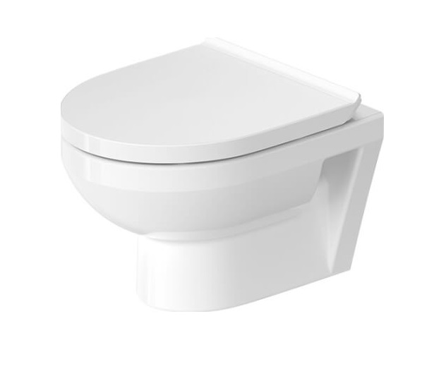 Унітаз підвісний з кришкою Duravit DuraStyle Basic Rimless 36,5х48 см кераміка білий 45750900A1