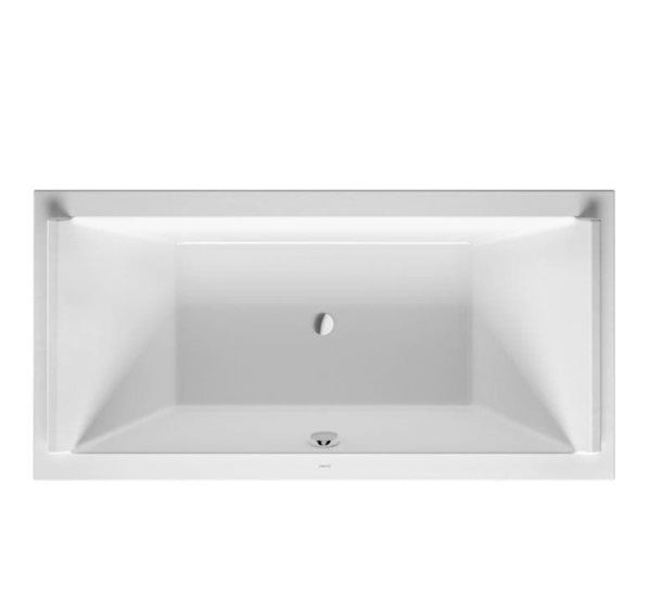 Ванна акриловая Duravit Starck tubs & showers 180х90 см прямоугольная белый 700339000000000