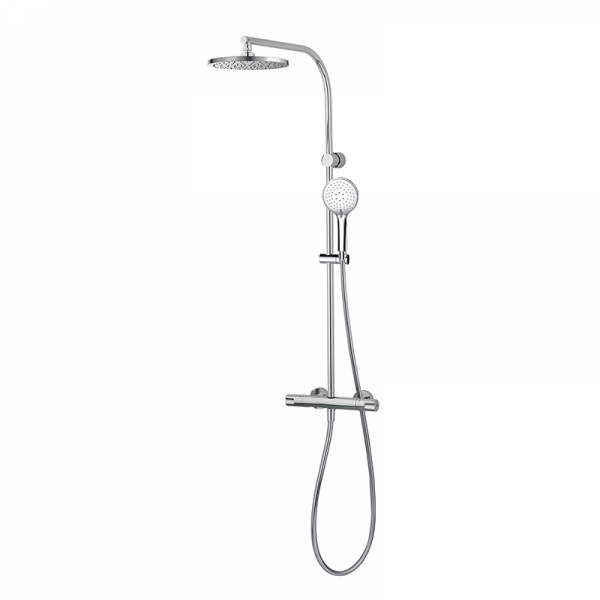Душевая стойка для душа GRB Tender фиксированная с термостатом хром 137900