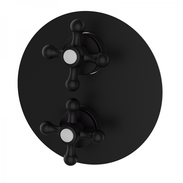 Смеситель для душа GRB Clasica скрытого монтажа термостатический черный 132120