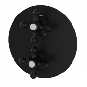 Смеситель для душа GRB Clasica скрытого монтажа термостатический черный 146120