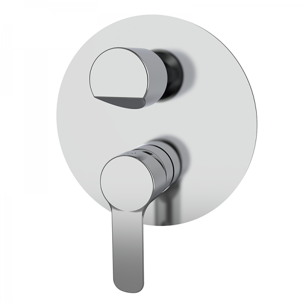 Смеситель для душа GRB Eco Prime скрытого монтажа однорычажный с переключателем хром 15135150