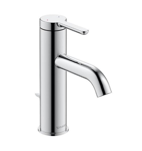 Смеситель для раковины Duravit C.1 однорычажный с донным клапаном хром C11020001010
