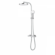 Душевая стойка для душа GRB Eco Prime фиксированная с термостатом хром 138200XL