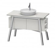 Тумба под раковину Duravit Cape Cod напольная 112х57 см ДВП белый глянцевый CC953308585