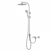 Душевая стойка для душа GRB Eco Prime фиксированная с термостатом хром 15452150