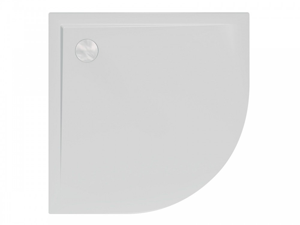Душевой поддон четверть круга Kolpa San Pony 80x80 см акрил белый 523900