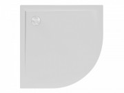 Душевой поддон четверть круга Kolpa San Pony 80x80 см акрил белый с панелью 994980