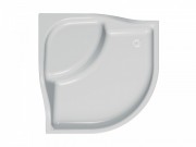 Душовий піддон чверть кола Kolpa San Bebop 90x90 см акрил білий 790060