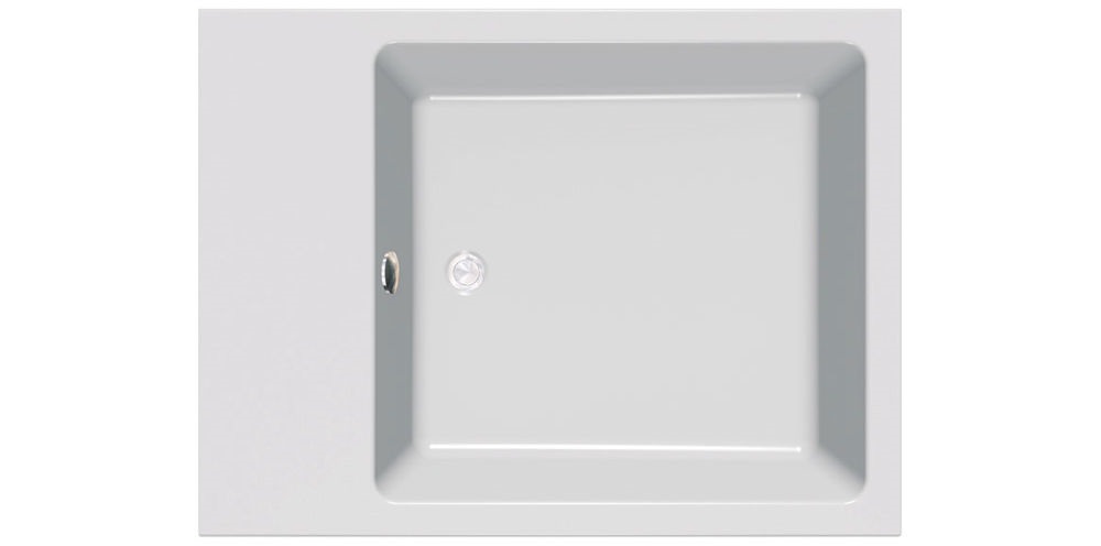 Душевой поддон Kolpa San Funky 100x80 см акрил белый с панелью 592930