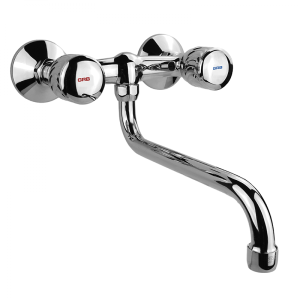 Змішувач для кухні GRB Cocinas двухвентильний хром 2112446034