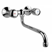 Змішувач для кухні GRB Cocinas двухвентильний хром 2112446034