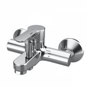 Смеситель для ванной GRB Eco Prime однорычажный с душевой лейкой хром 15225150