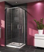 Душевая кабина Huppe X1 80х80 см сатиновый профиль/прозрачное стекло 140102.069.322