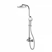 Душевая стойка для душа GRB Eco Prime фиксированная с однорычажным смесителем хром 15465400