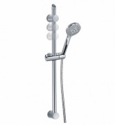 Душовий гарнітур зі штангою Fima Carlo Frattini Saliscendi Wellness хром F2297CR