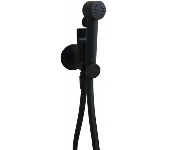 Гігієнічний душ зі змішувачем Fima Carlo Frattini Collettivita чорний матовий F2310NNS+F2645