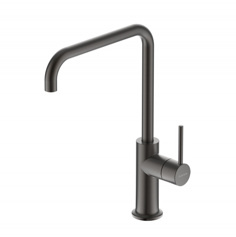 Смеситель для кухни Guglielmi однорычажный никель черный матовый FGSP29101 75