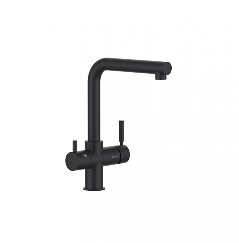 Змішувач для кухні Guglielmi під фільтр чорний матовий FGAP39123 79