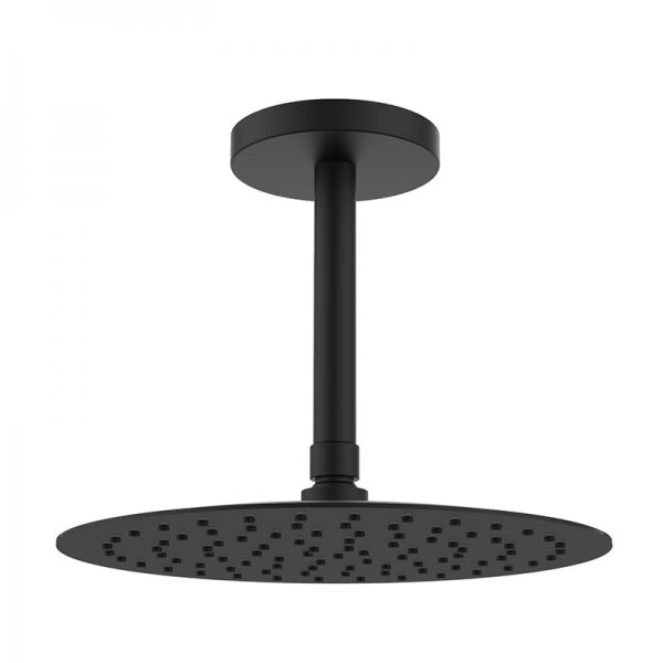 Верхній душ зі стелі GRB Hidromasaje Slim з кронштейном чорний 05027212