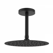 Верхний душ с потолка GRB Hidromasaje Slim с кронштейном черный 05027212