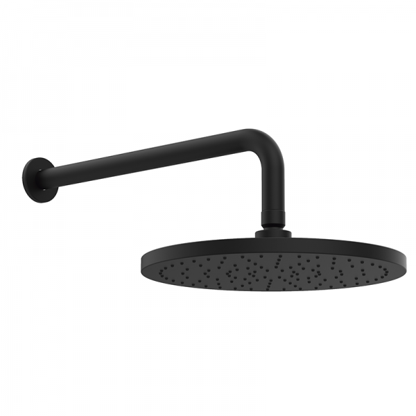 Верхній душ зі стіни GRB Hidromasaje Plot з кронштейном чорний 05027201