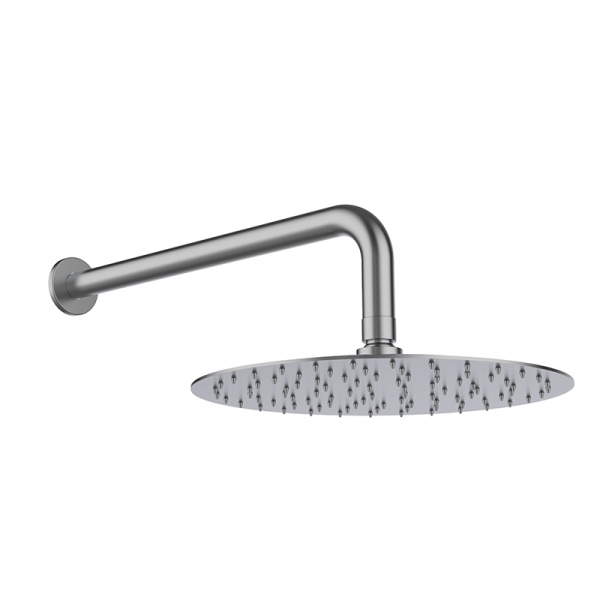 Верхний душ со стены GRB Hidromasaje Slim с кронштейном нержавеющая сталь 05028301