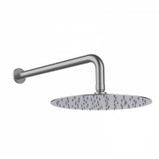 Верхний душ со стены GRB Hidromasaje Slim с кронштейном нержавеющая сталь 05028301