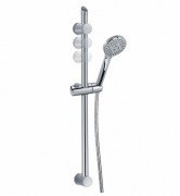 Душевой гарнитур со штангой Fima Carlo Frattini Saliscendi Wellness хром F2297CR