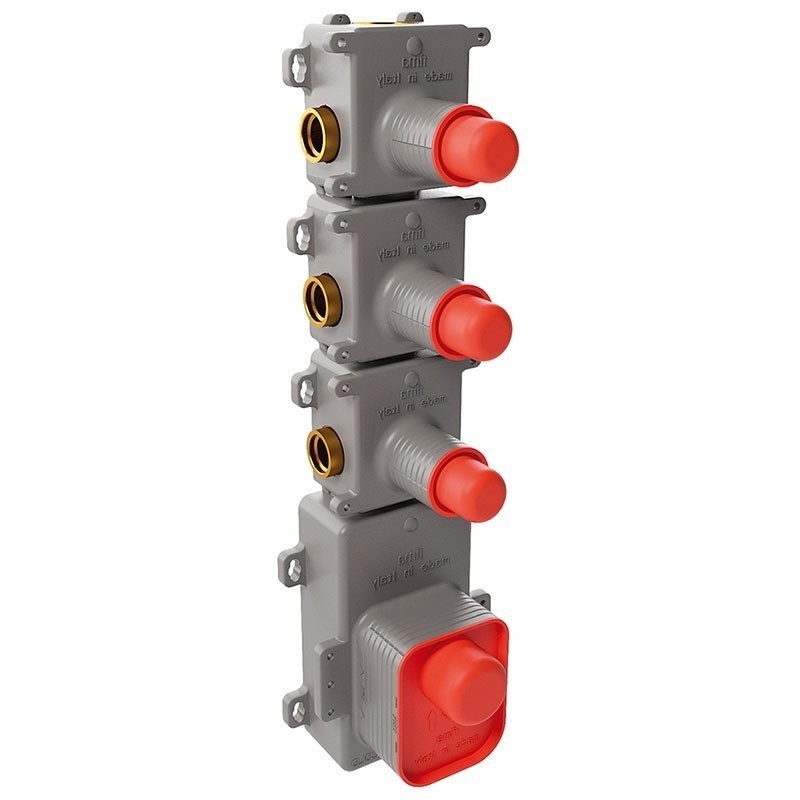 Прихована монтажна частина термостата для душа Fima Carlo Frattini 3 виходи F2463