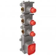 Прихована монтажна частина термостата для душа Fima Carlo Frattini 3 виходи F2463