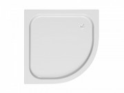 Душовий піддон чверть кола Kolpa San Ontex 80х80 см акрил білий 754870