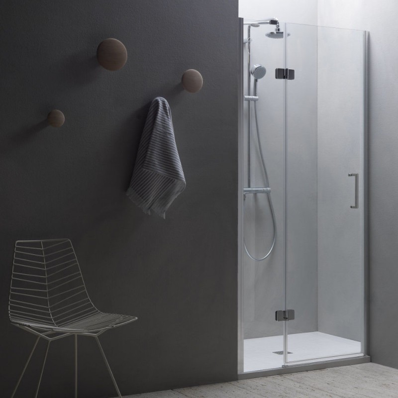 Душові двері Kolpa-San Atlas TV/S 120/K-L ліва 120х200 см профіль хром/прозоре скло 560280