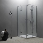 Душовий кутник Kolpa San Atlas TKK 100/K 100x100 см профіль хром/прозоре скло 560210