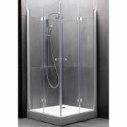 Душовий кутник Kolpa San Terra Flat TKK 100/K 100x100 см профіль хром/прозоре скло 508720