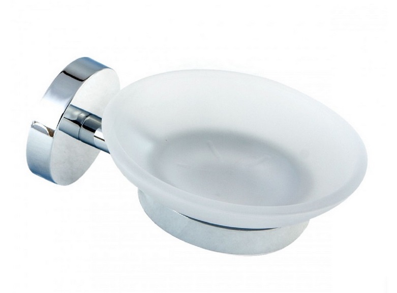 Мыльница для ванной Inda Forum матовое стекло/хром A36110 CR 21