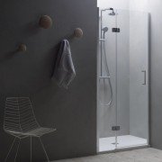 Душевая дверь Kolpa-San Atlas TV/S 100/K-L левая 100х200 см профиль хром/прозрачное стекло 560260