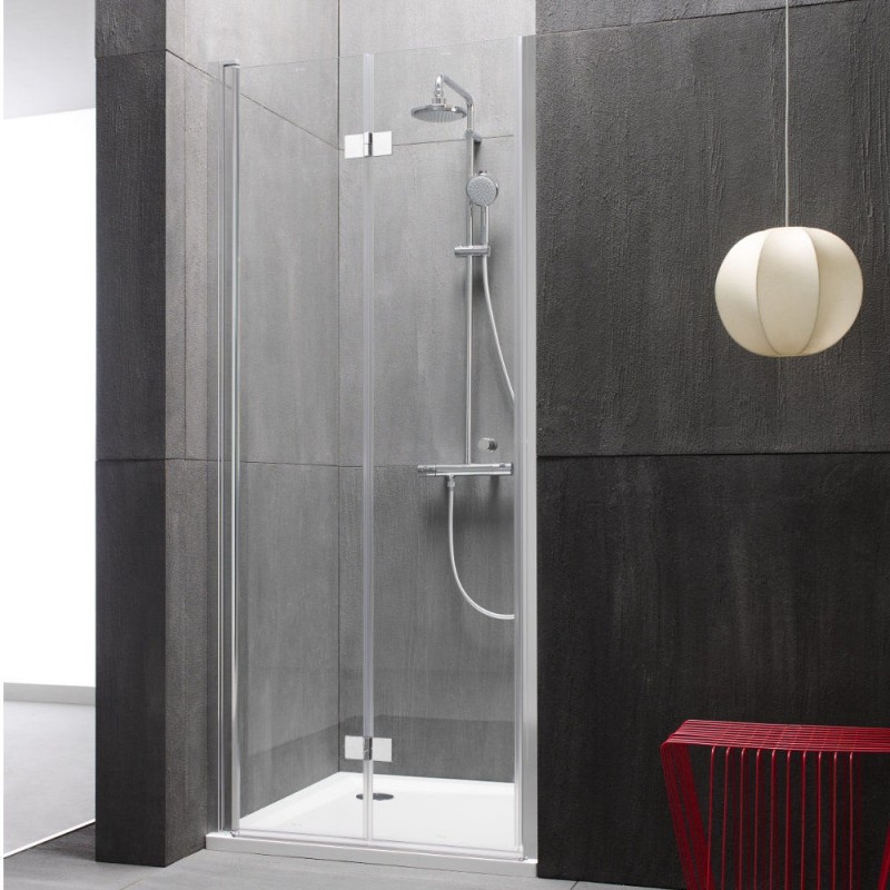 Душевая дверь Kolpa-San Terra Flat TV/S 100/K-L левая 100х200 см профиль хром/прозрачное стекло 514920