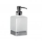 Дозатор для жидкого мыла Inda Lea настольный матовое стекло/хром A1812Z CR 21