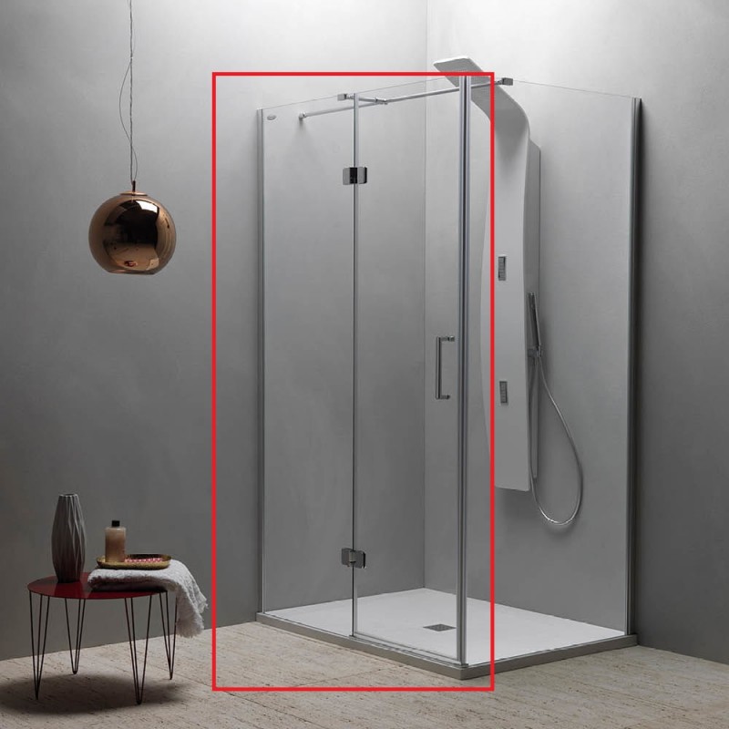 Душові двері Kolpa-San Atlas TV 90/K-L ліва 90х200 см профіль хром/прозоре скло 560300