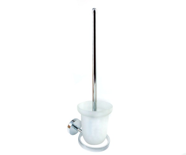 Йоршик для унітазу Inda Forum підвісний матове скло/хром A36140 CR 21