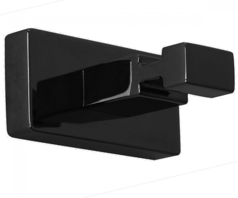 Крючок для ванной Inda Lea одинарный черный матовый A1820A NE